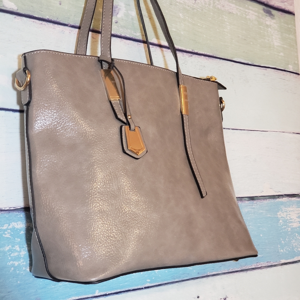 New Vegan "oiled leather" Work Tote